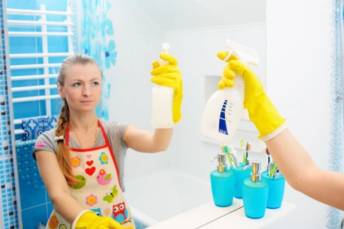 Regular cleaning in an NW1 home with a neat living room and tidy surfaces