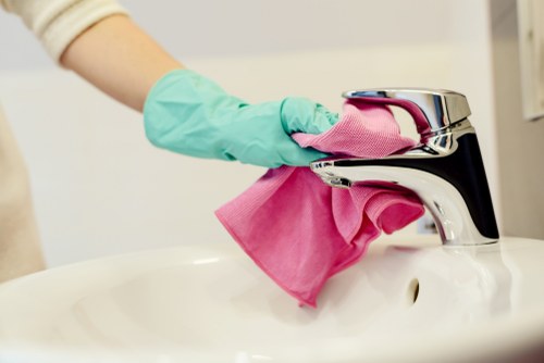 Professional move in cleaning preparation in a NW1 flat