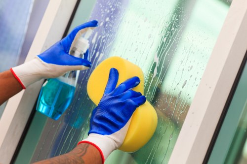 Detailed dust removal after renovation work in NW1 kitchen