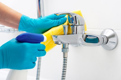 Detailed kitchen and bathroom deep clean in NW1